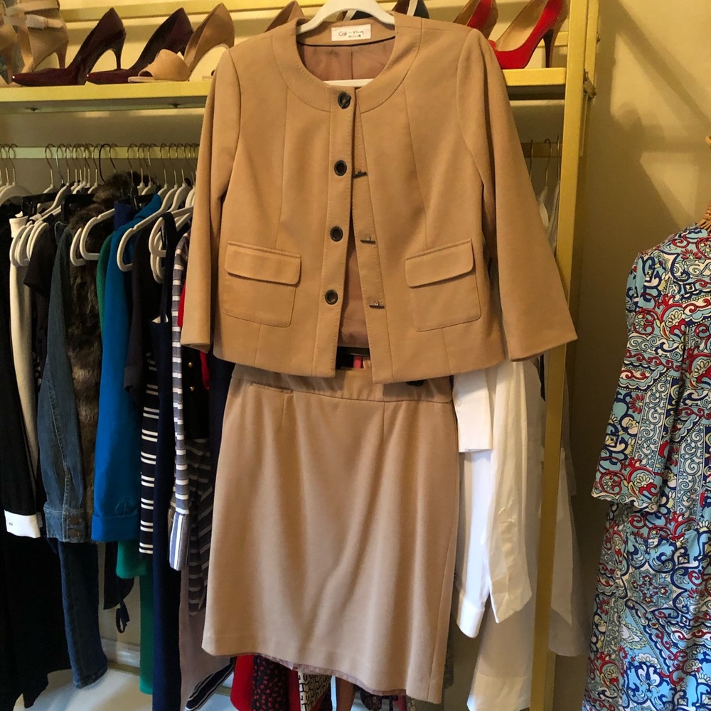 Calvin Klein skirt suit